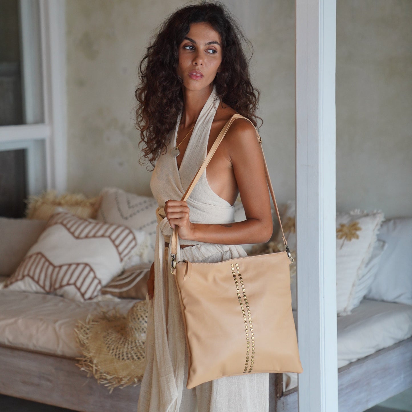 Leather Evening Clutch, Small Leather Bag, Soft Leather Purse, Leather Handbag