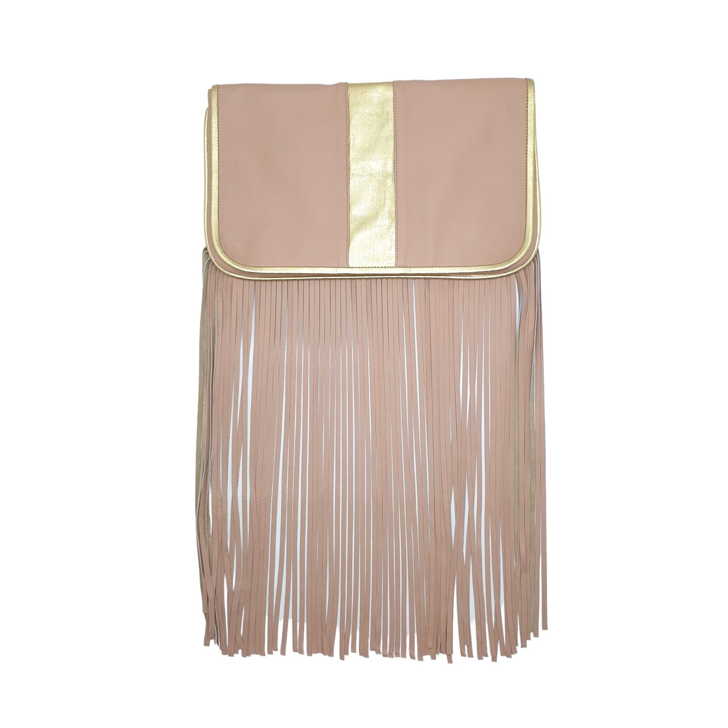 Pink Fringe Purse, Leather Fringe Purse, Leather Fringe Bag