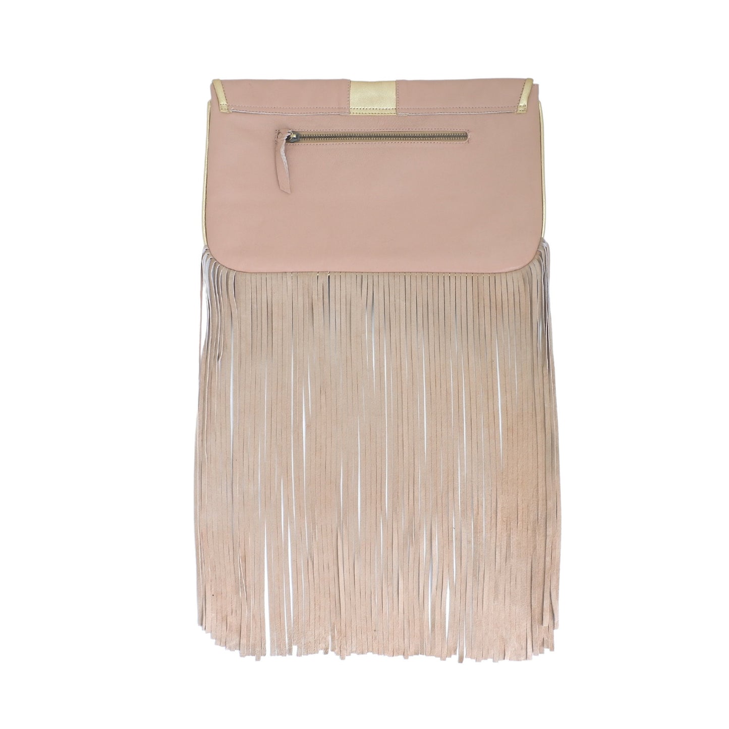 Pink Fringe Purse, Leather Fringe Purse, Leather Fringe Bag