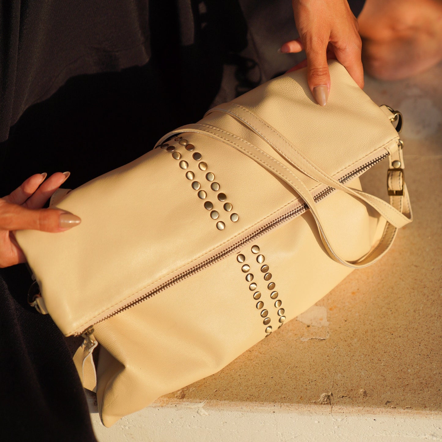 Leather Evening Clutch, Small Leather Bag, Soft Leather Purse, Leather Handbag